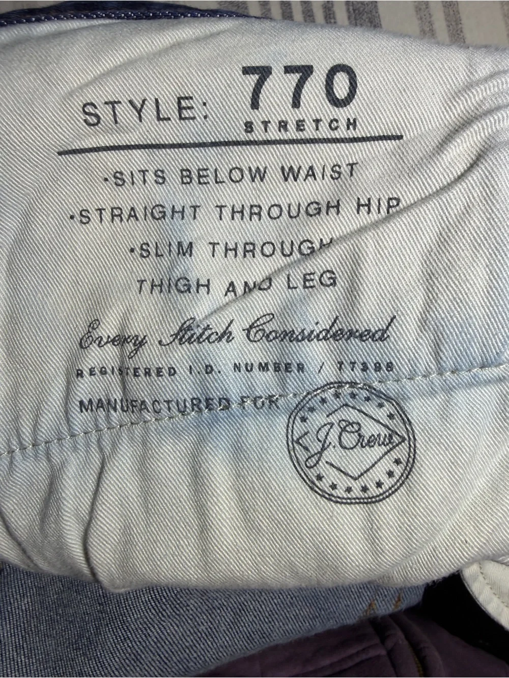 J. Crew crew 770